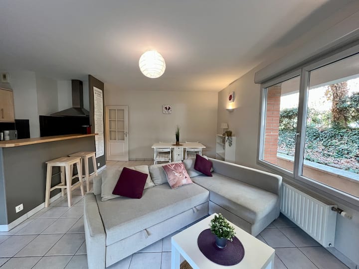T3 Centre Ville Avec Terrasse + Parking - Toulouse
