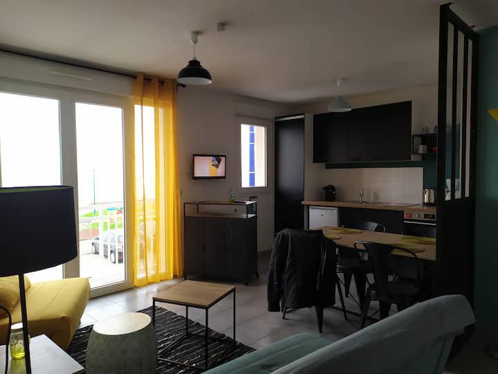 Très Bel F2 Avec Vue Mer. - Langrune-sur-Mer