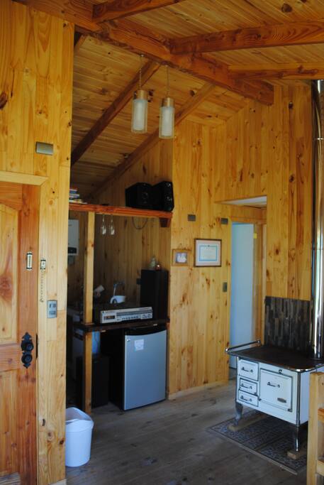 interior cabaña rustica