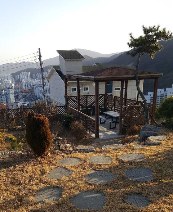 바베큐장이예요