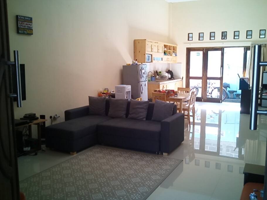Wide living room