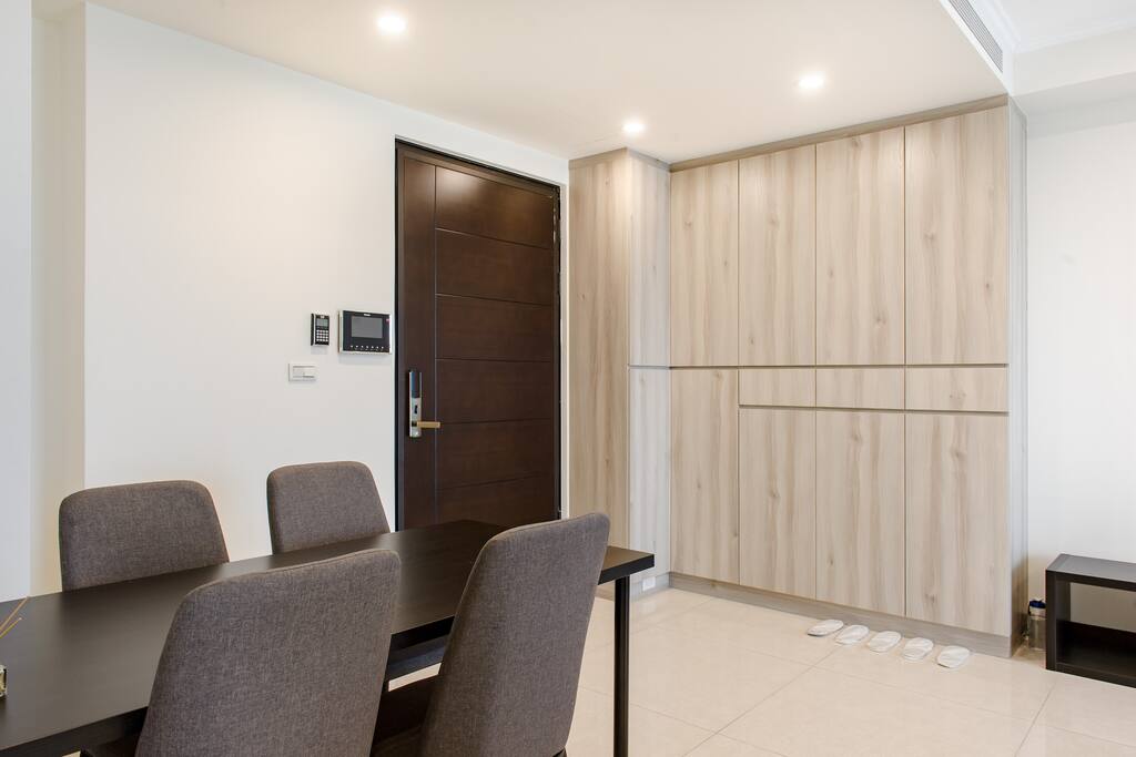 Front door area.