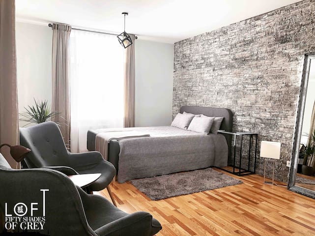 Modern Cozy Loft Studio in Quiet center of Riga.