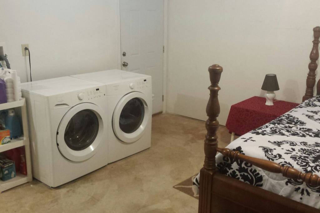 Laundry available for use