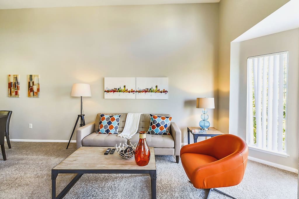 Living room seating area