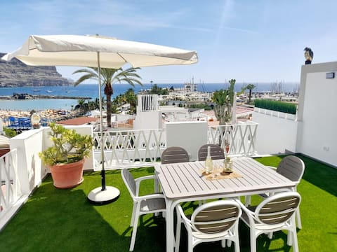 Propiedad de Airbnb exitosa: Malibu Mogán Vintage House - Seaview Townhouse en Mogán