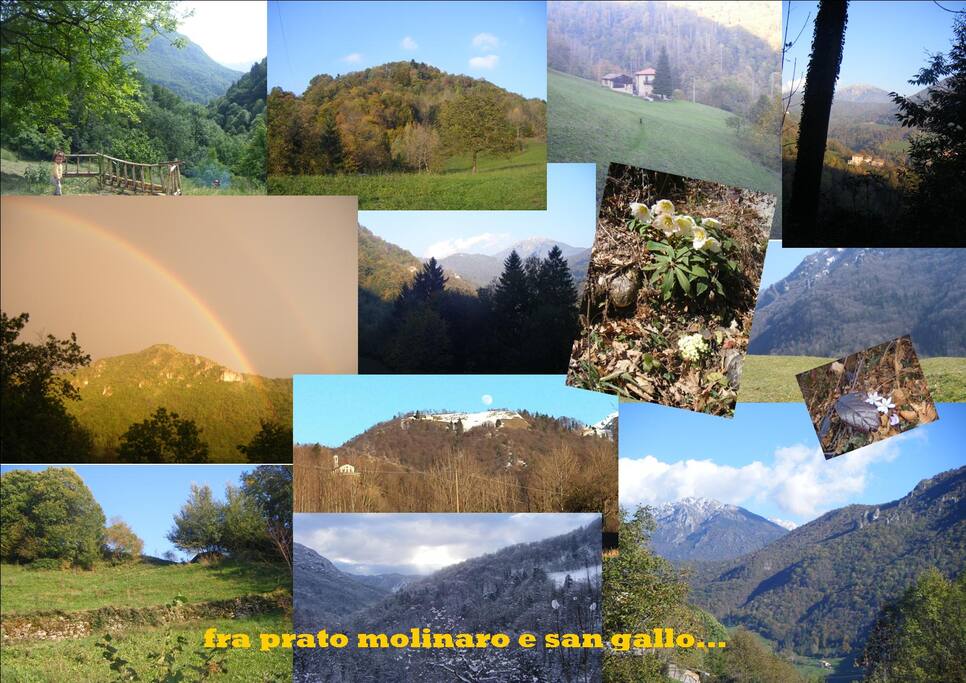 I paesaggi intorno al b&b