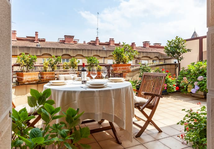 Ático en Ondarreta, 2 terrazas + Free Parking