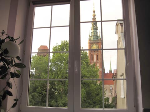7-sky Apart-Studio in the centre of the Old Town of Gdansk.