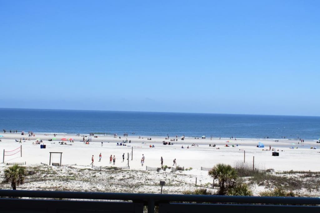 Panoramic Vistas of the Atlantic Ocean and Tybee Beach from your Private Balcony