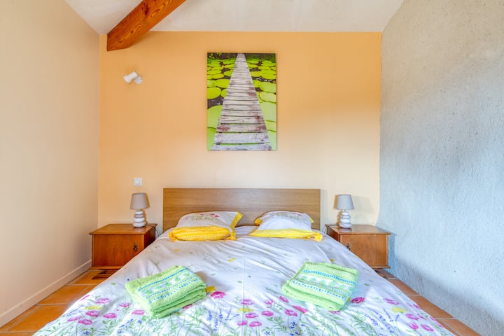 Chambre 4, lit double 140x200cm