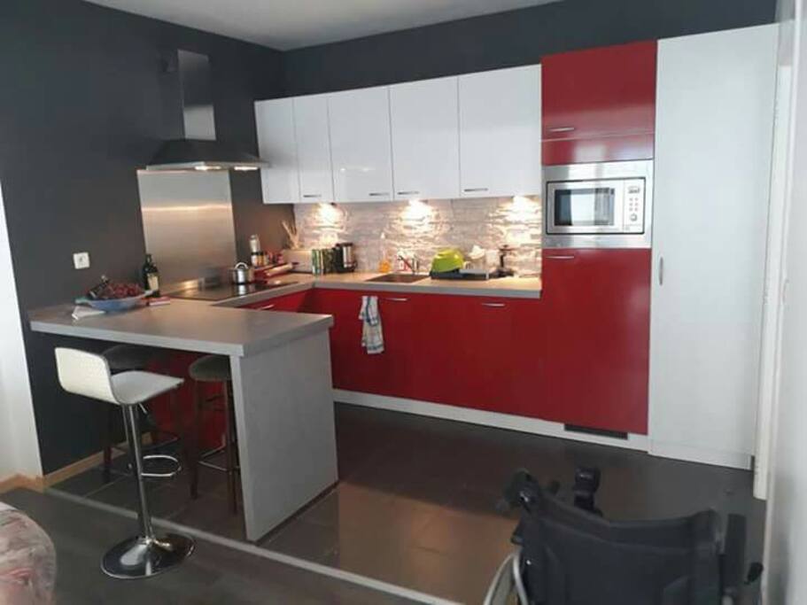 the kitchen. for everyone to use!