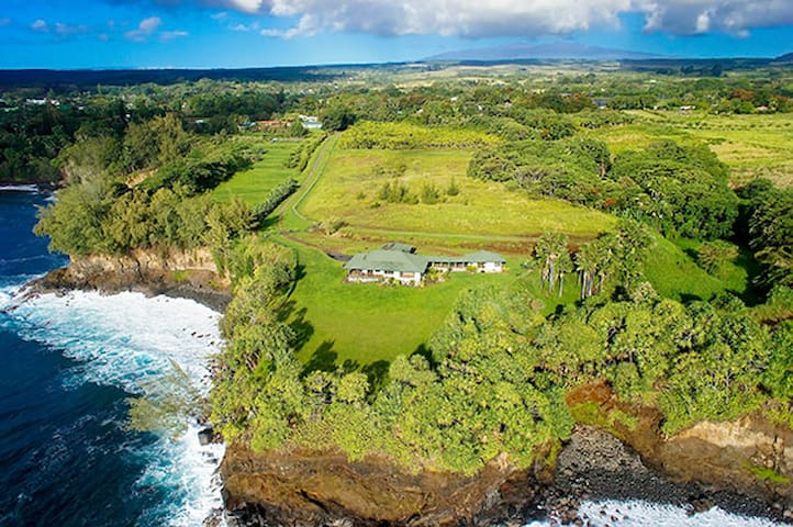Hilo’s Luxury & Ocean Front Estate