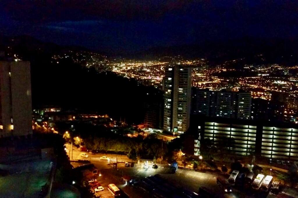hermosa vista de noche.