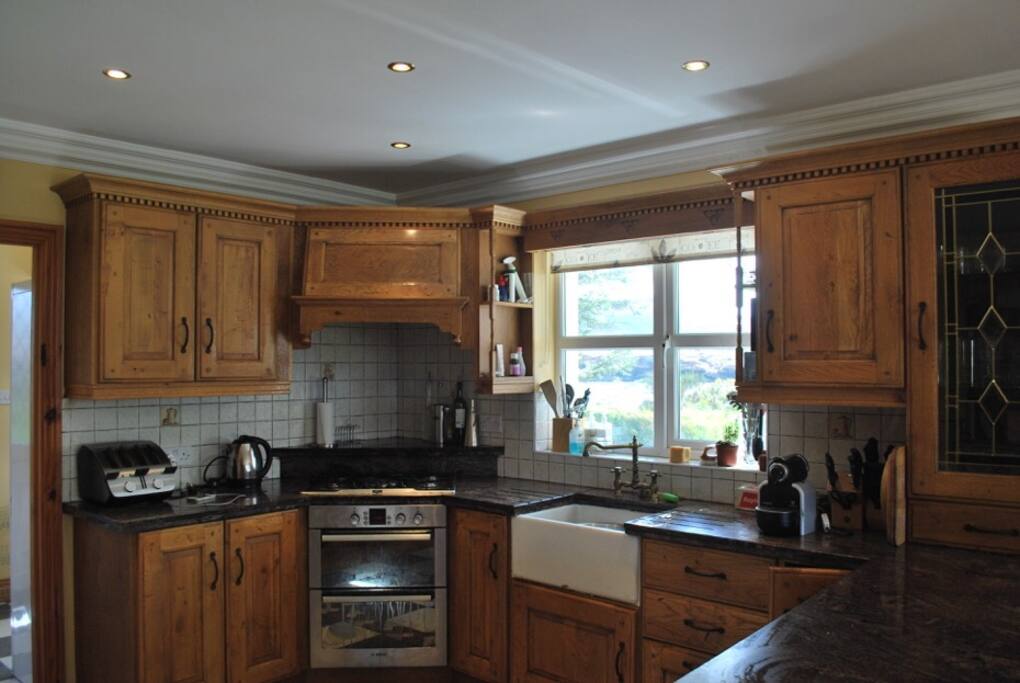 Full kitchen, utility room, all mod cons