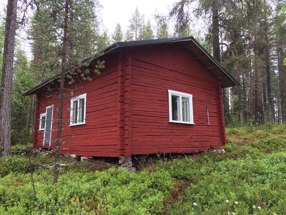 The cabin from the north side