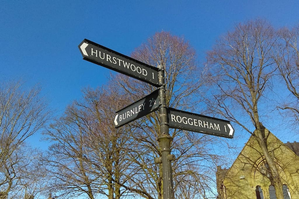 Village roadsign