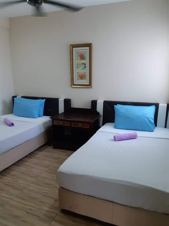 2 individuales estupendas en la tercera habitación.