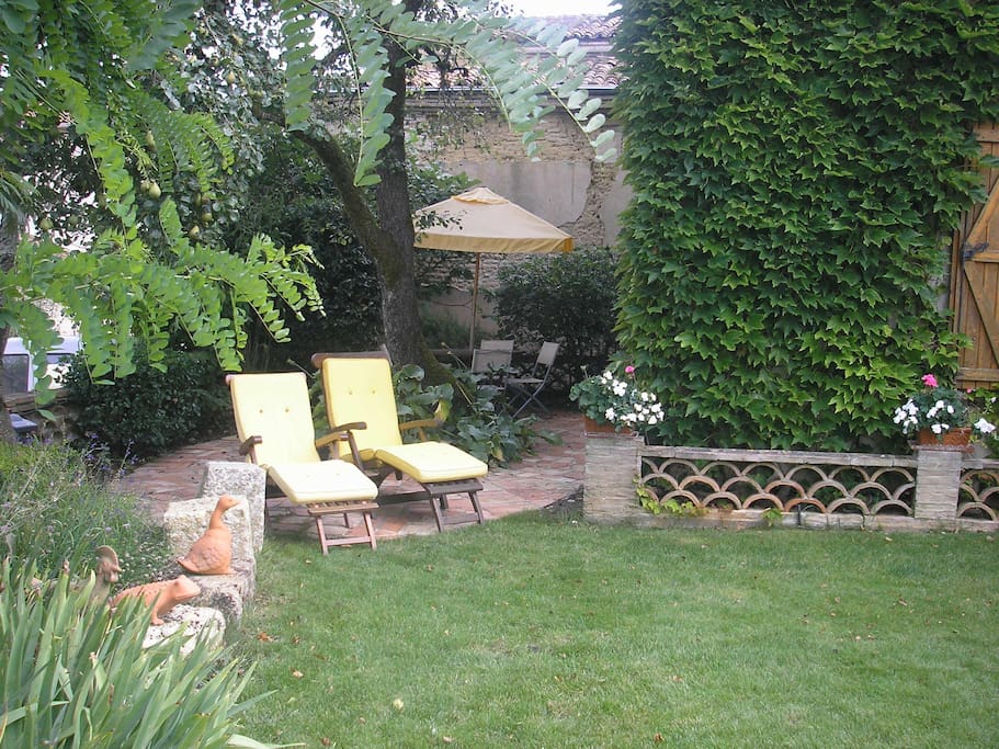 Un petit coin calme dans le jardin