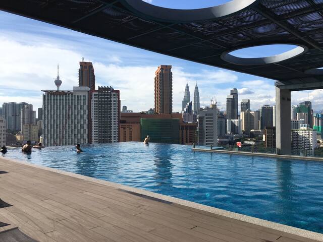 Great View of KLCC from Cozy Studio@Jln Pudu, KL