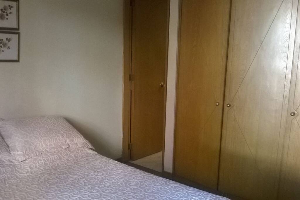 Side view of room