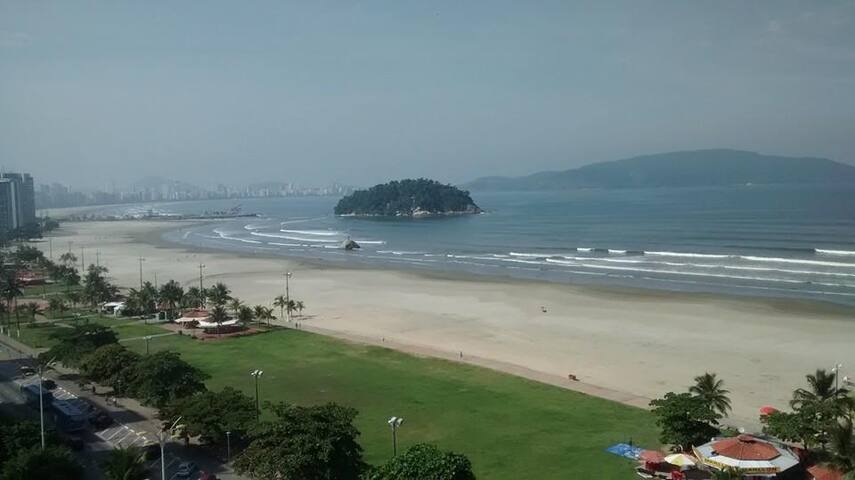 Studio de frente para o mar com linda vista