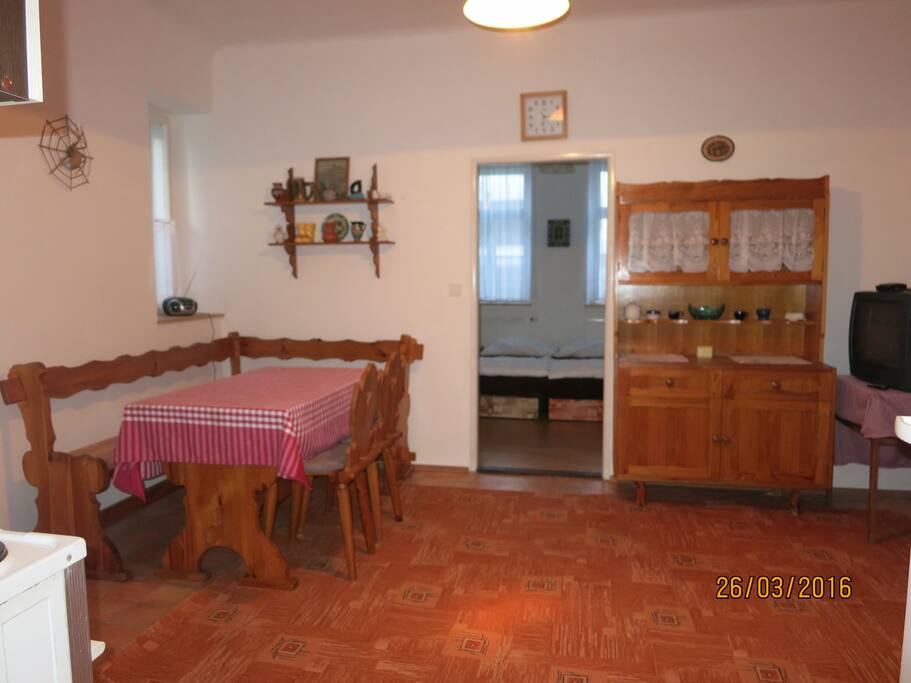 kuchyně 1. apartmán