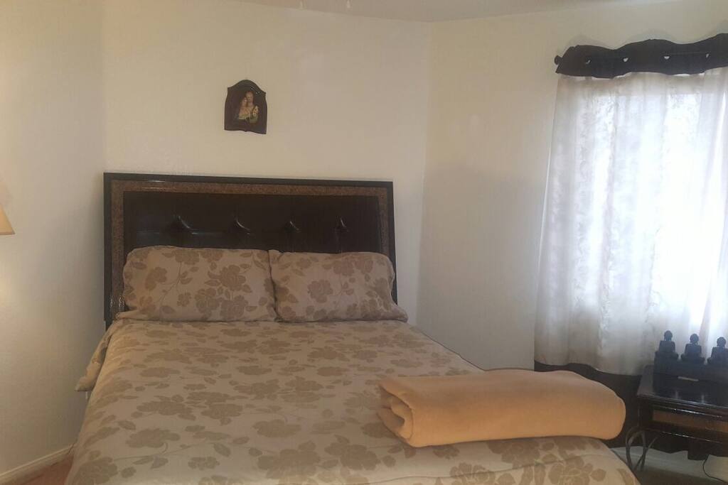 Real comfortable queen bed