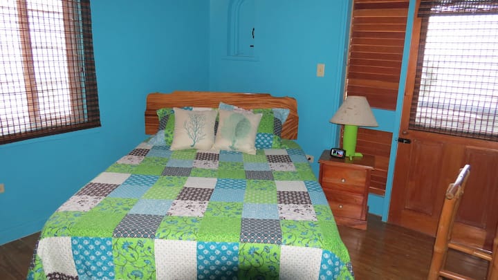 Queen Bedroom - then Bath
