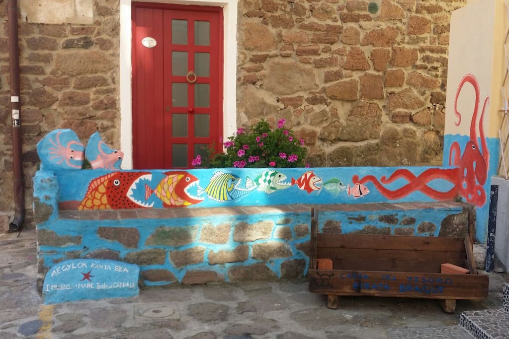 Un angolo pittoresco dell'isola di Capraia