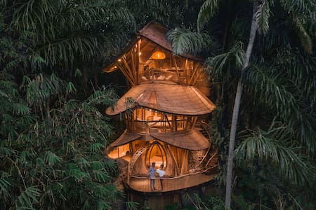 Aura House 2bds Eco Bamboo House, Pool, River View