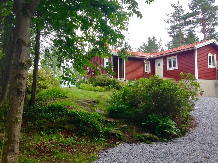 House from entrance