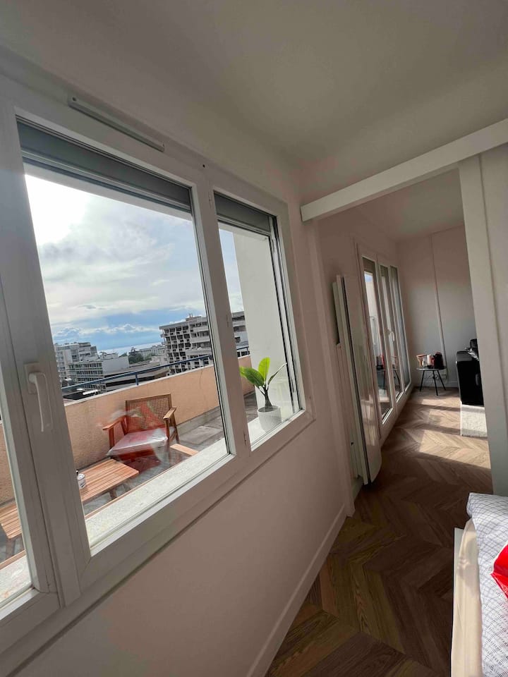 נוף לחדר השינה