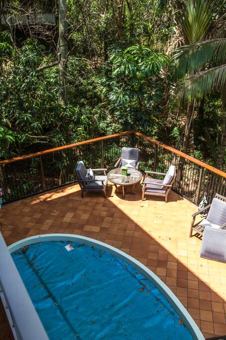 Sit by the pool amongst the beautiful National Park.