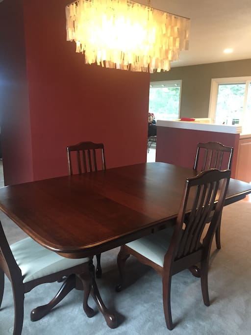 Dining room - Table can seat up to 10.