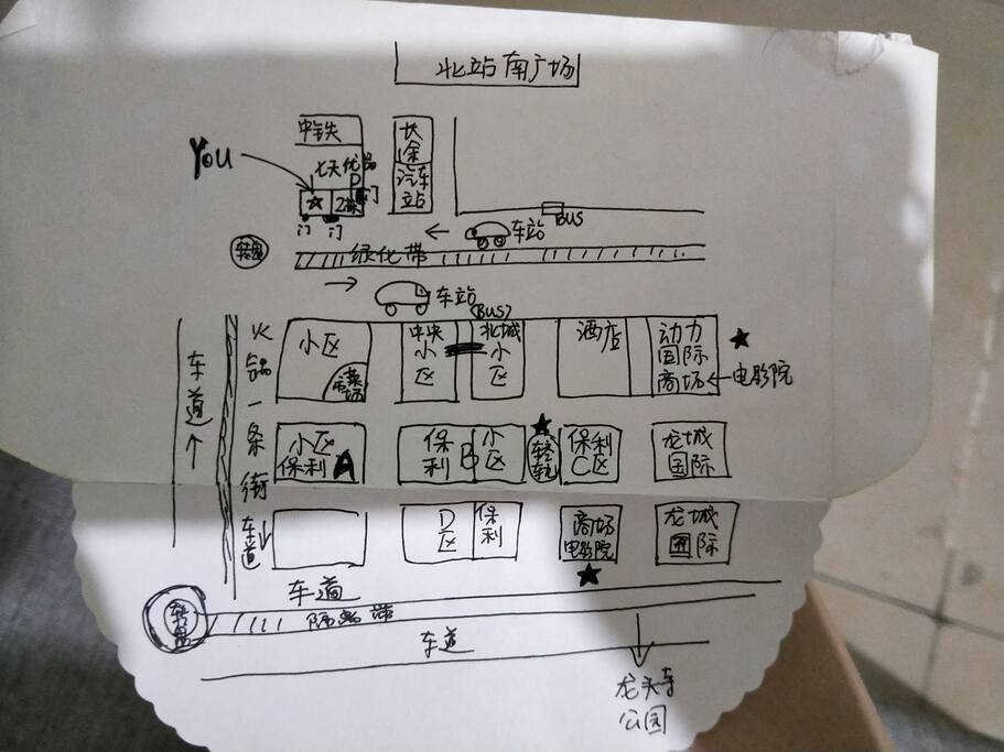 附近建筑简图