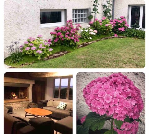 House on the strands in the bay of MONT SAINT MICHEL
