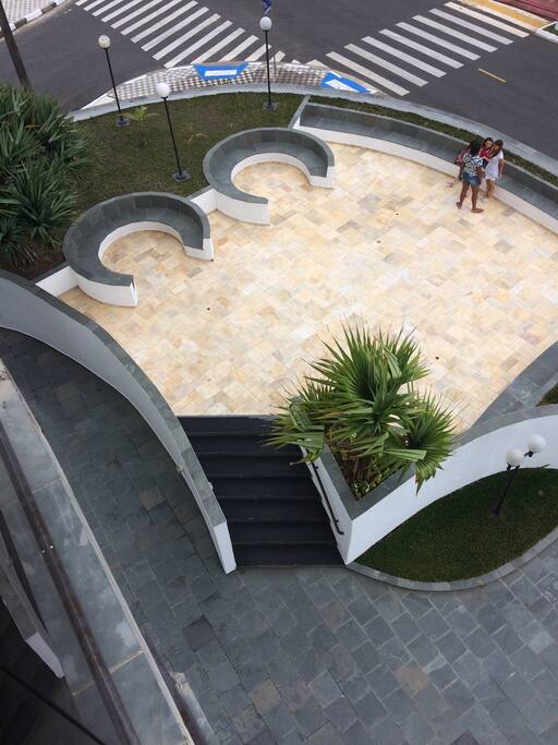 Solarium para bater um papo