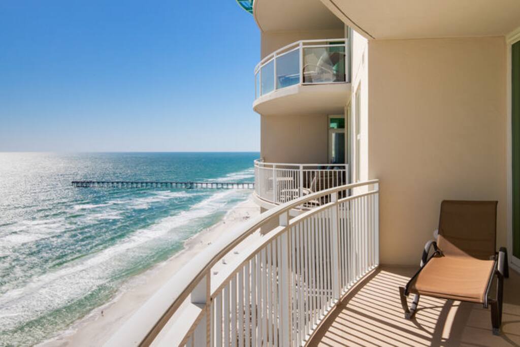The Panama City Beach views are stunning from Aqua 2101