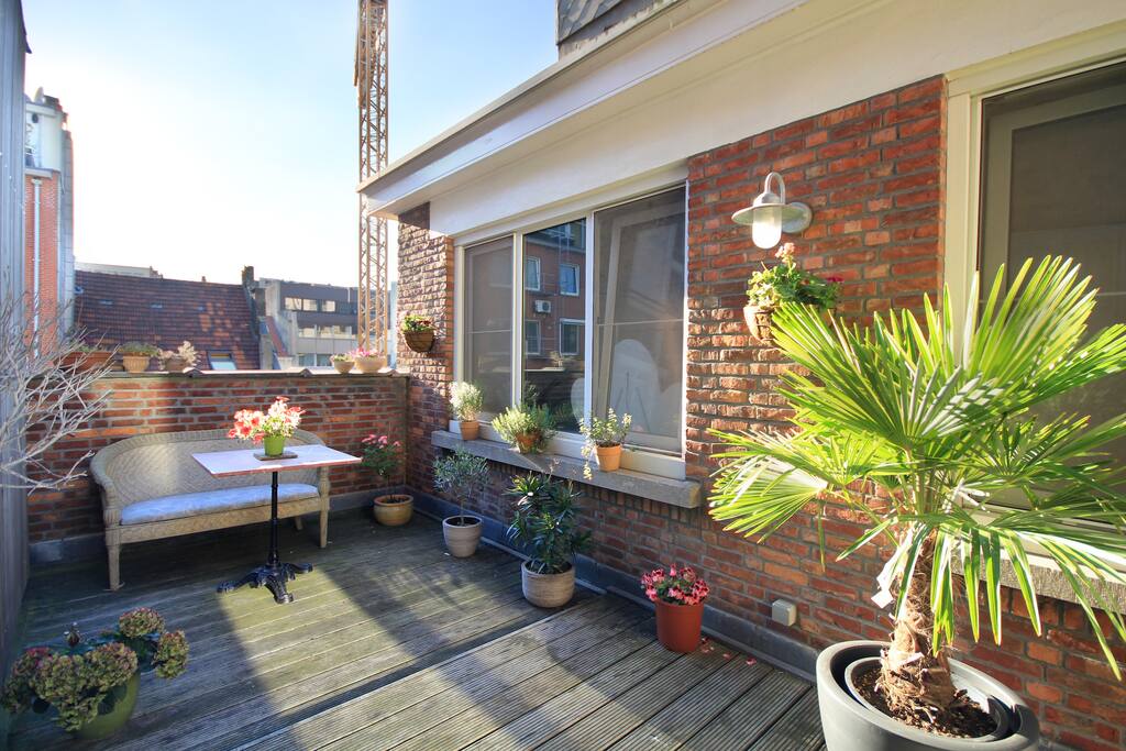 Spacious terrace