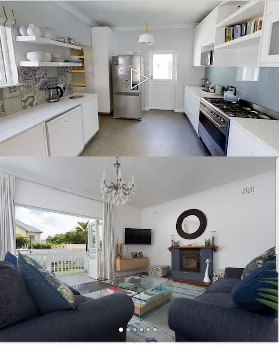 Kitchen and main lounge