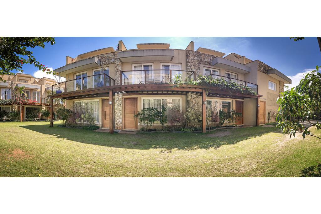 Visão frontal da Casa