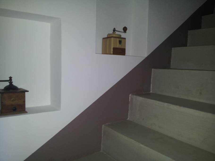 escalier chambres