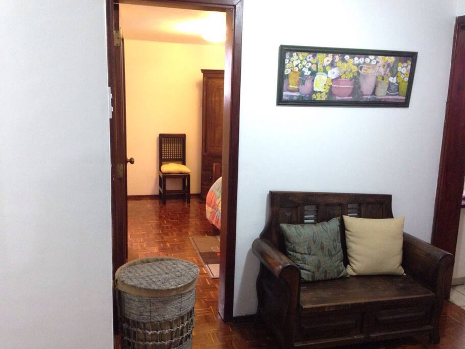 entrance to room