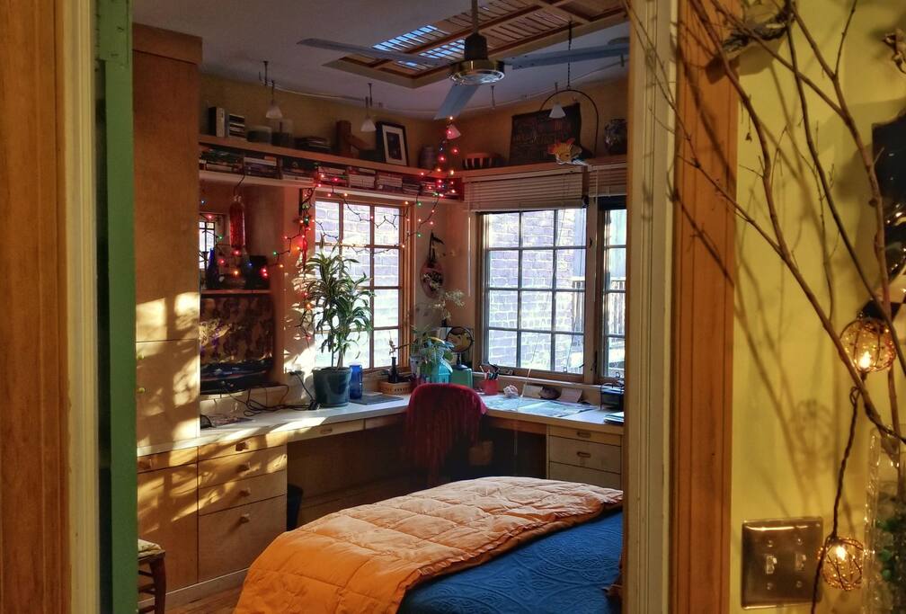 Light-filled room...