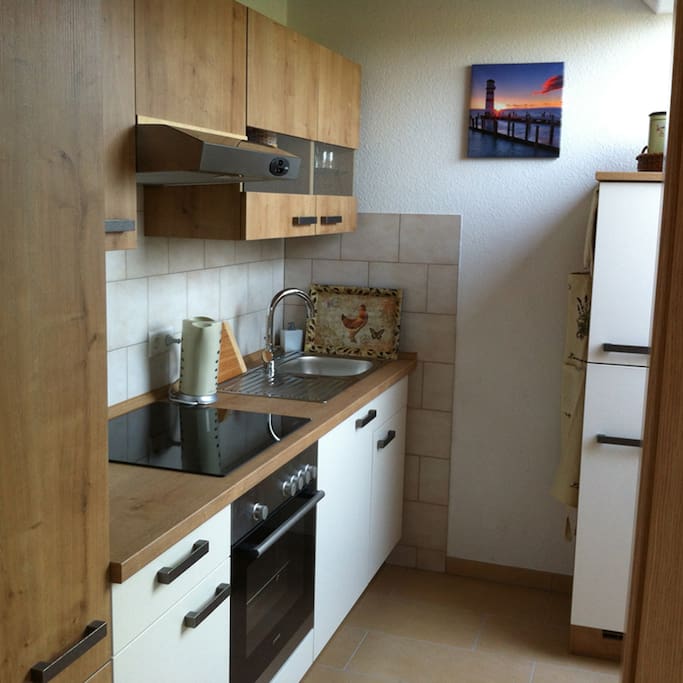 Modern ingerichte keuken