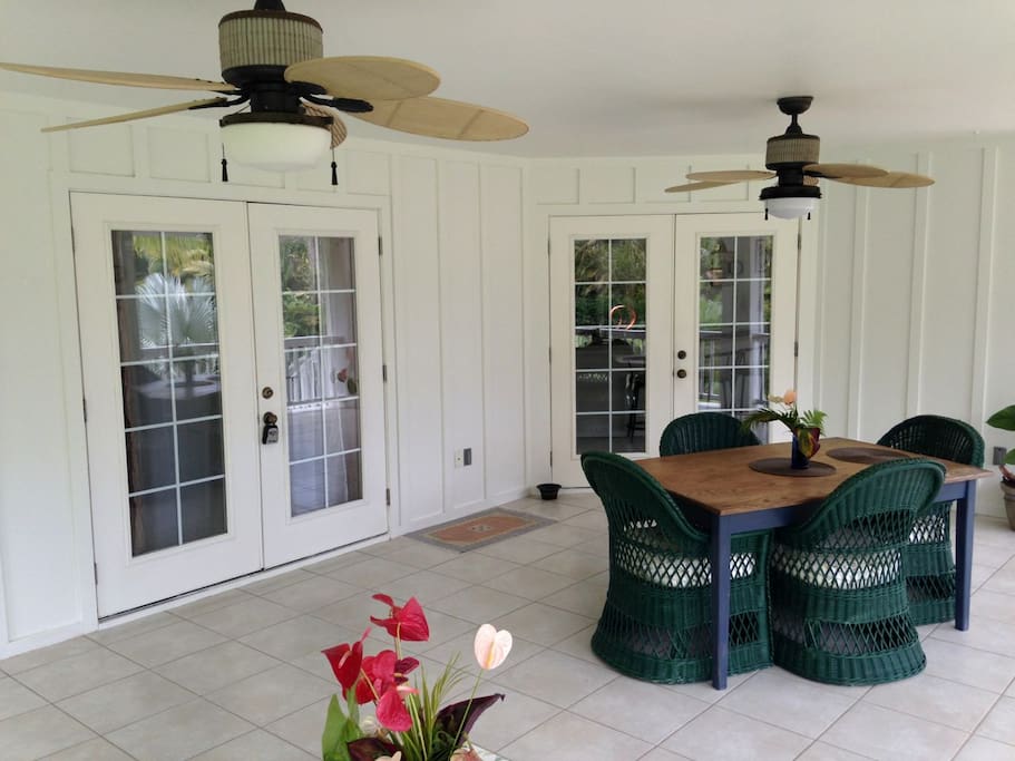 Enjoy dining and relaxing on the huge wrap around deck.