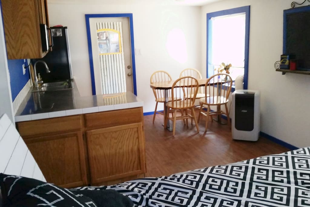 Entry and kitchenette