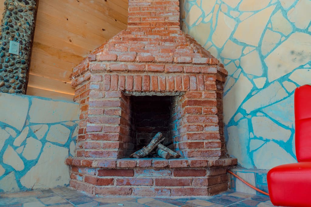 Chimenea de la cabañita.