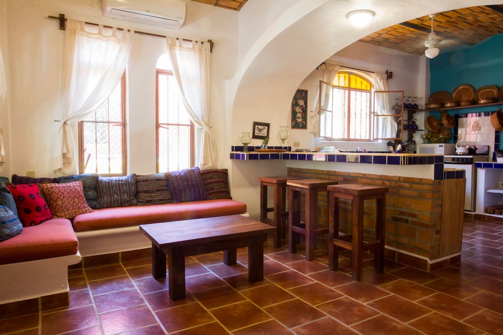 Kitchen and Livingroom